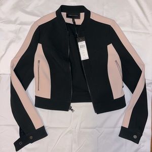Black and pink “Hugo” BCBGMaxAzia jacket